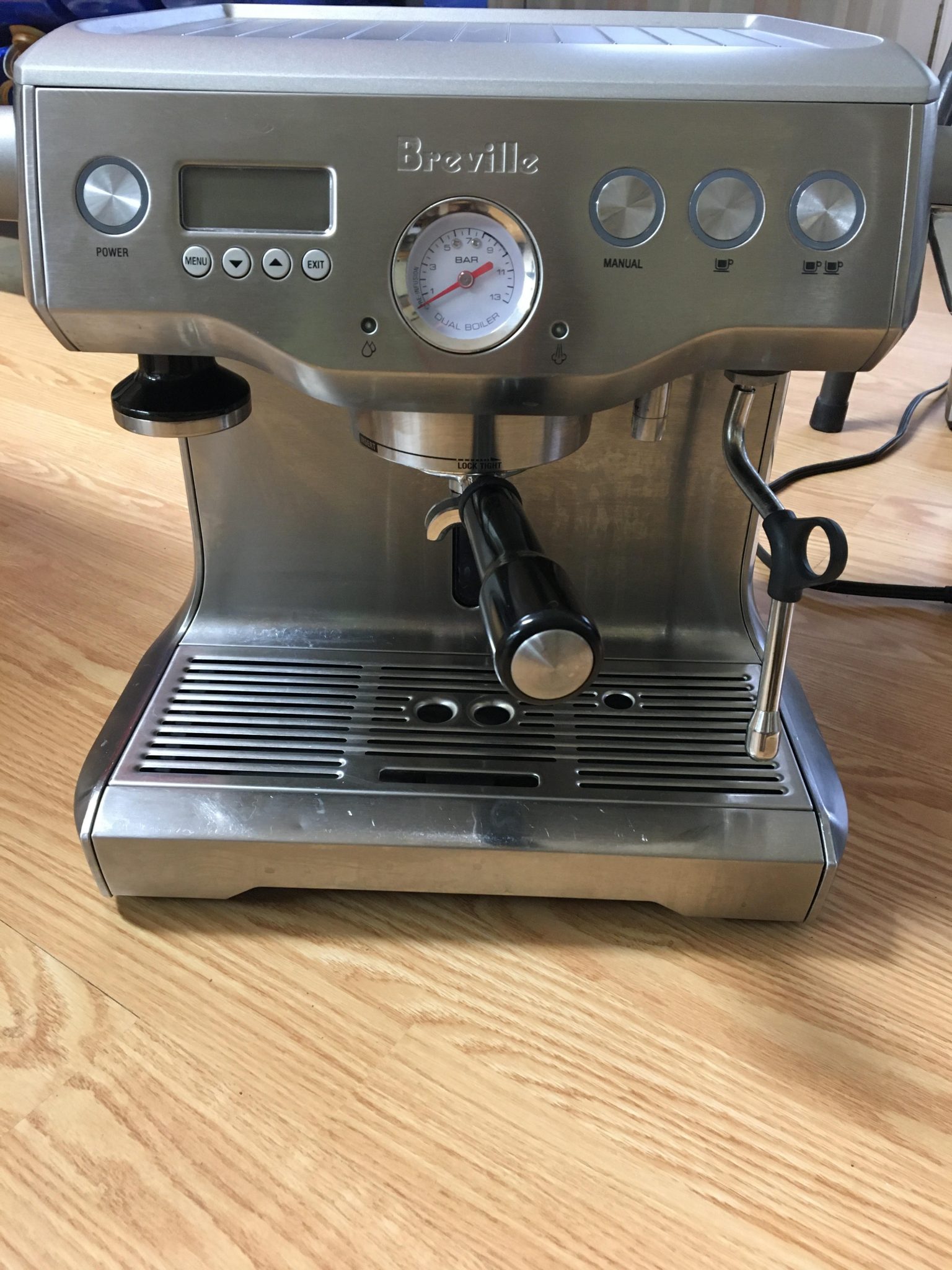 Breville BREBES900XL Dual Boiler Espresso, Silver Coffee Machine